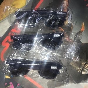 Three pairs of keno sunglasses